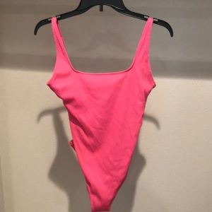 Hot Pink Swimsuit